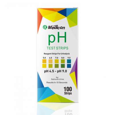 MDK urine & saliva ph4.5-9.0 test strips easy to use